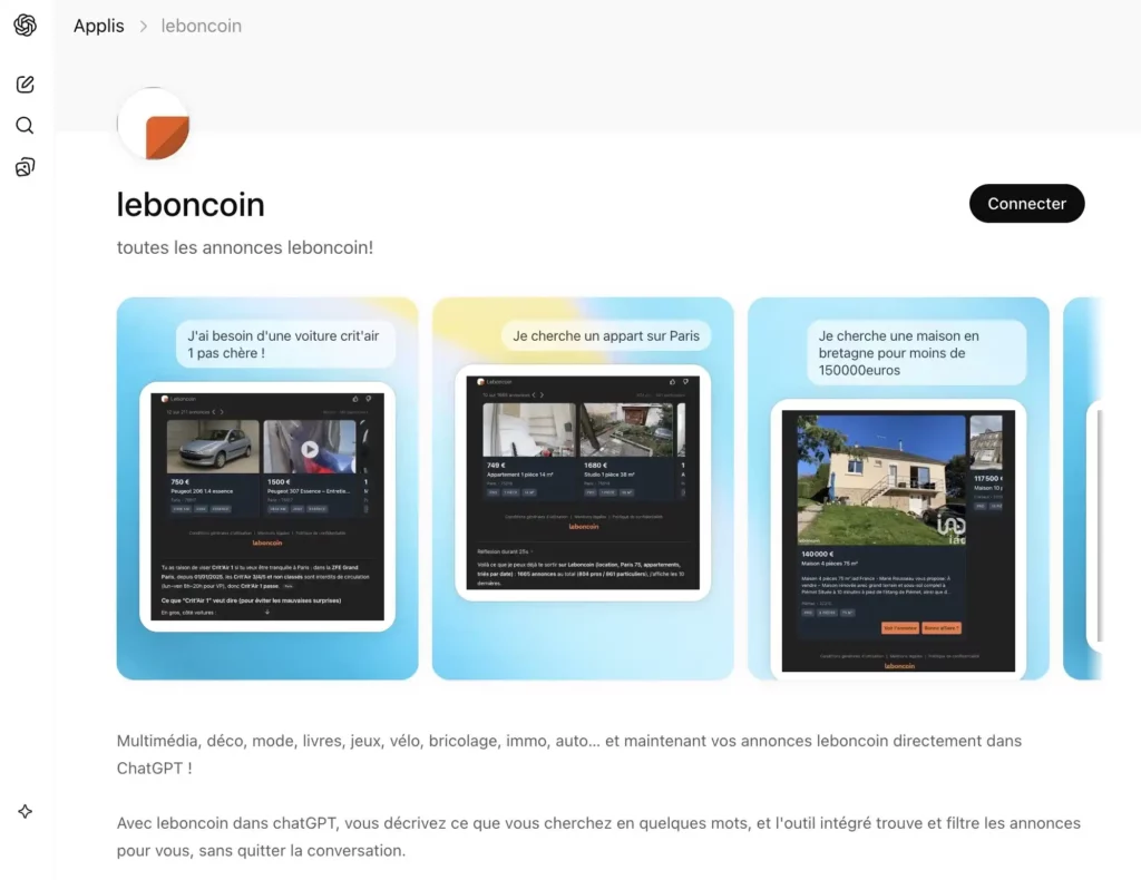 Leboncoin et ChatGPT